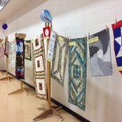 The Small Art Quilt display.